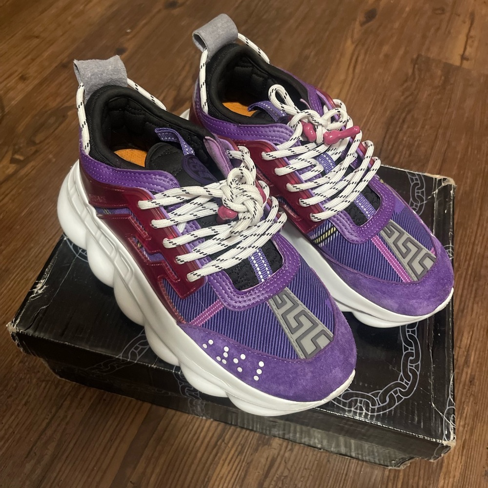 Versace Chain Reaction chunky sneakers size 38